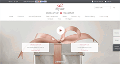 Desktop Screenshot of mylist.ae